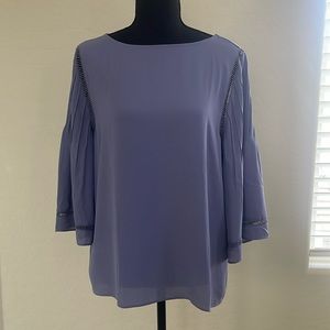 NWOT Lavender SZ M Ann Taylor bell sleeve shirt